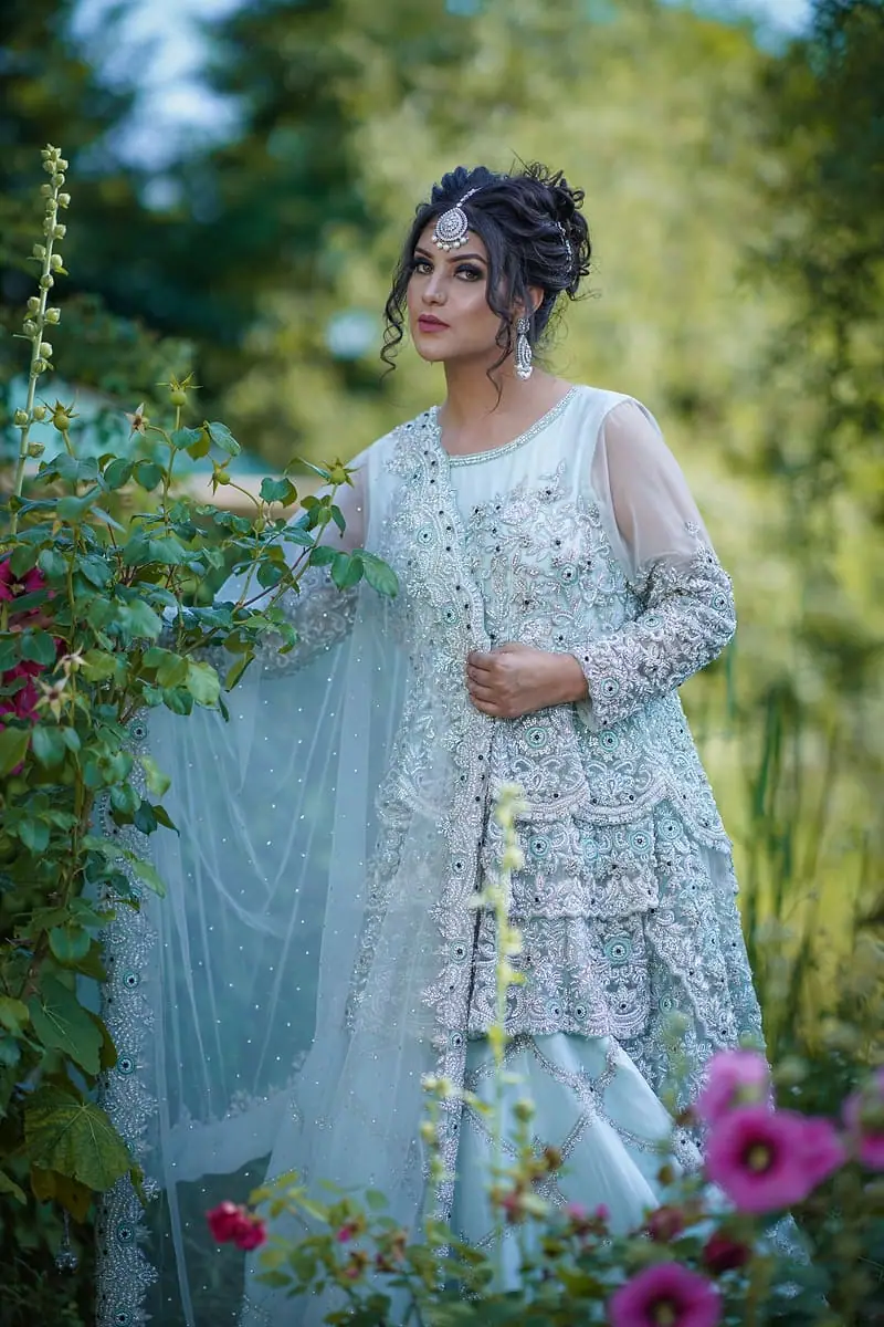 Aasmani - Powder Blue Sharara Set