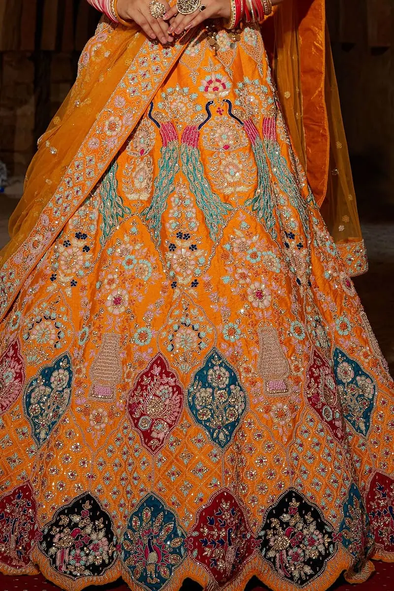 Close-up of a Suvastram digital print